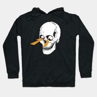 Laser Eye Skull Head Vintage Illustration Hoodie